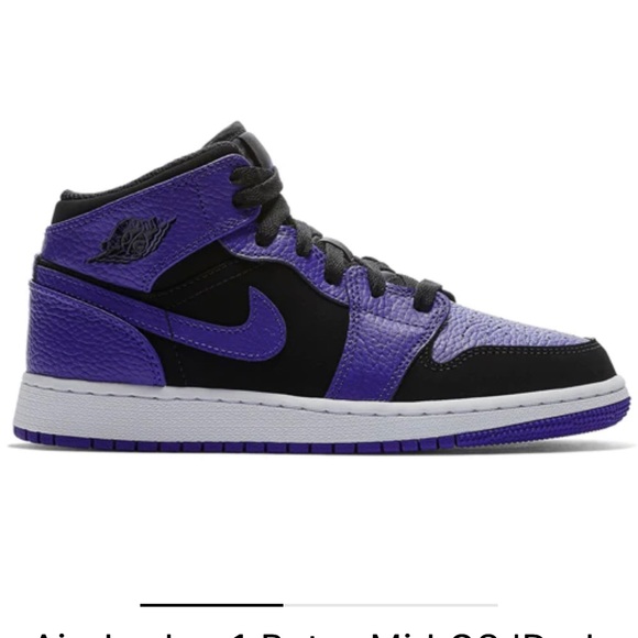 AIR JORDAN RETRO MID GS “DARK CONCORD” (SIZE (PERFECT